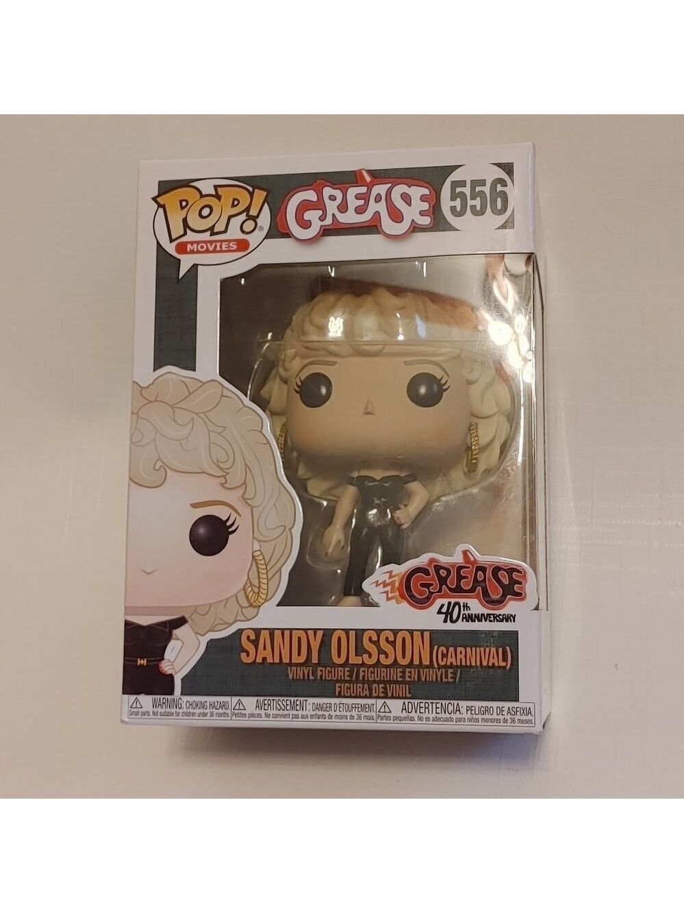 Grease Sandy Olsson Carnival Funko Pop 556 Olivia Newton John
